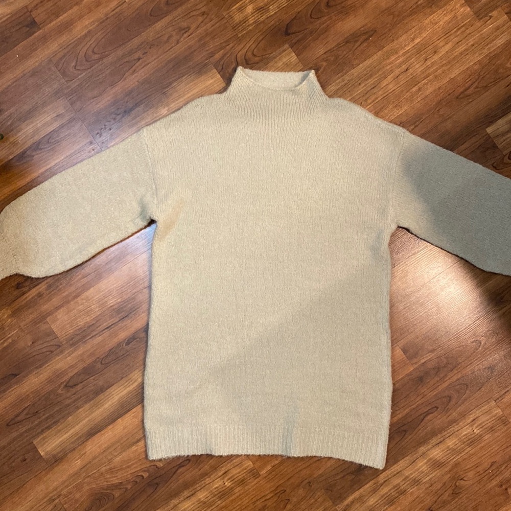 NEW Pink Lily Boutique Beige Sweater Dress Size M